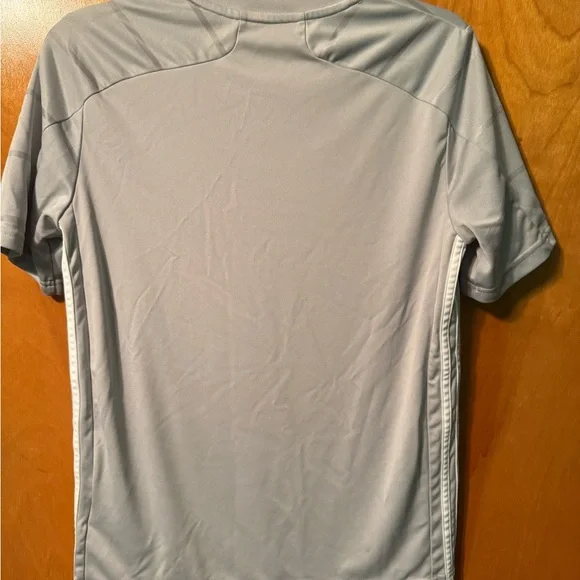 Adidas Gray Short Sleeve Performance Tee - Picture 3 of 4